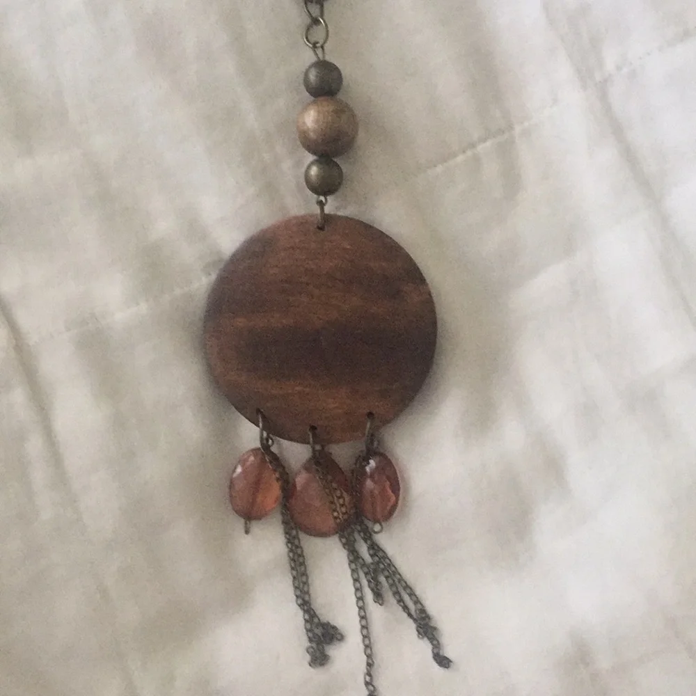Multi-Media Shirt Necklace